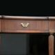 Superbe console en acajou et marbre (début XXeme).