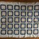 Cover, square plaid granny, vintage