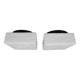 1970s Pair of Milky Glass Square Ceiling Lights, Czechoslovakia