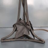 Art Deco lamp from the 1930s in metal and glass.