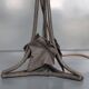 Art Deco lamp from the 1930s in metal and glass.