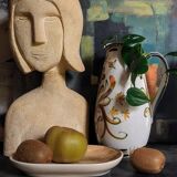 Trois raviers céramique au décor de coups de pinceaux vintages