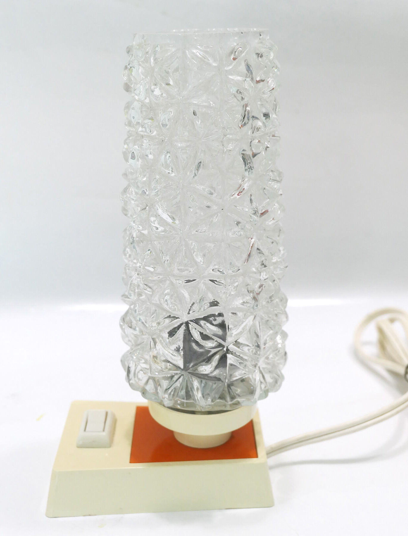 Trio of vintage bedside lamps 1960s-70s