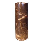 Carrara marble cylinder vase