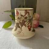 Petit vase en faïence polychrome KG Lunéville ancien