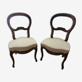 2 chaises Louis Philippe d'époque