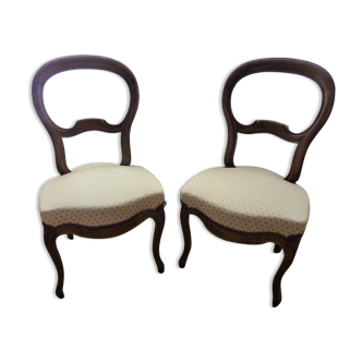 2 chaises Louis Philippe d'époque