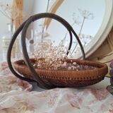 Vintage bamboo basket