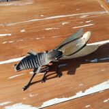 Metal fly ashtray