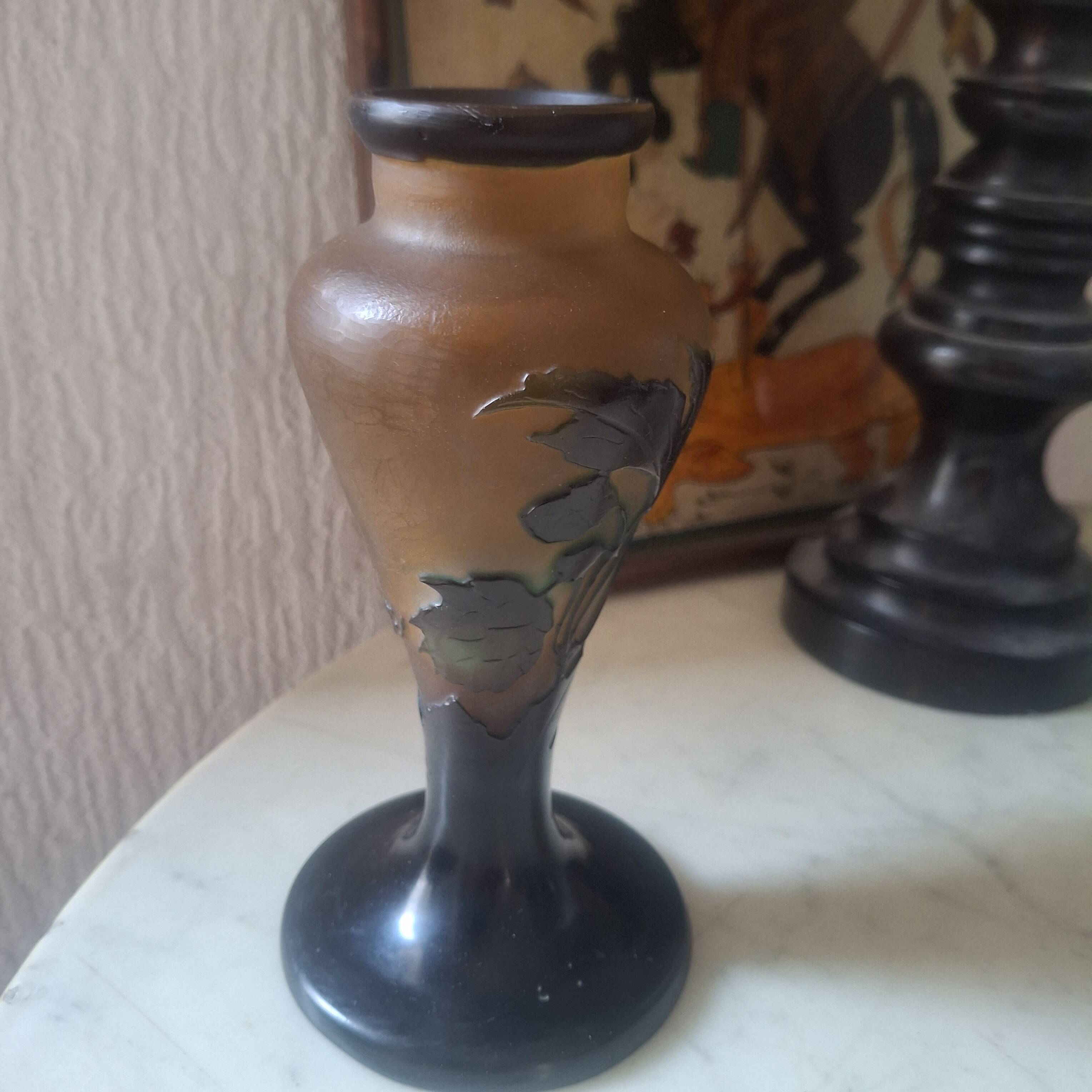 Vase galle art deco.