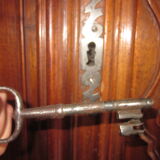 18th century old door pair