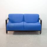 Dutch Design Artifort Sky Blue ‘Transformation’ Two-Seat Sofa Model 952 by