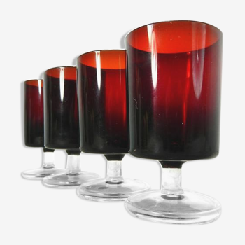 Lot de 4 verres à vin Luminarc