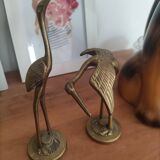 Brass heron duo