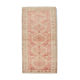 Geometric handmade oushak rug 226x121cm