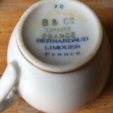 Set of 2 vintage Bernardaud coffee cups