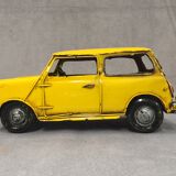 Maquette reproduction voiture ancienne mini cooper métal étain collection