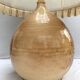 Former lamp Louis Thiam Nancy ceramics beige - abat-day vintage white fabric