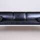 Restored Black Bauhaus Sofa, Designer Robert Slezak, High-Quality Leather, 1930s