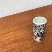 Danish Flora vase from the mid-century by Bjørn Wiinblad for Nymölle Denmark, 1960s.