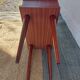 bedside table with spindle legs, vintage 70s