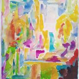 Pierre Lacroux (1909-1993) Gouache on paper 24 x 32 cm - from 1989 - (291)