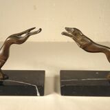 Serre - livres art deco bronze sur marbre