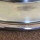 Art Deco silver metal presentation plate