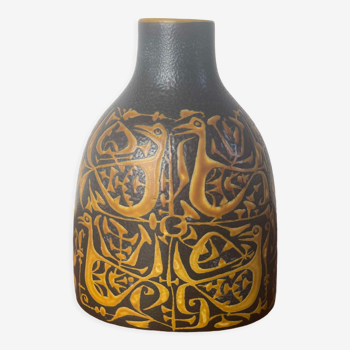 Vase scandinave en faïence design Nils Thorsson pour Royal Copenhagen
