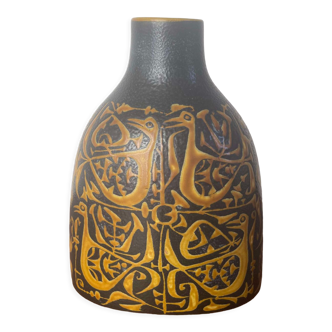 Scandinavian earthenware vase design Nils Thorsson for Royal Copenhagen