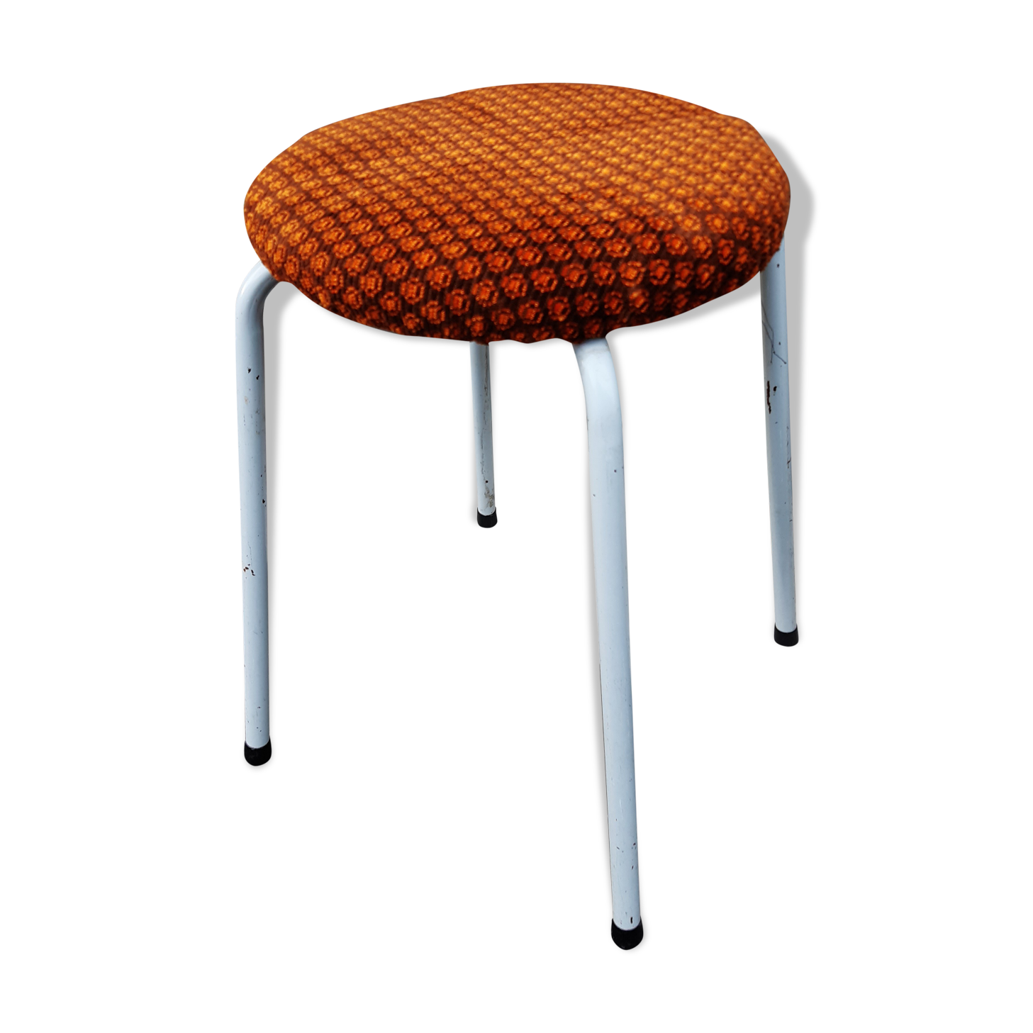 Metal and fabric stool