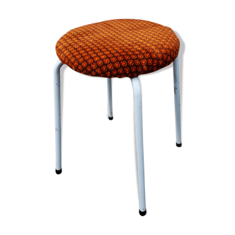 Metal and fabric stool