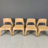 German dining set by Preben Fabricius for Interplast, 1970s