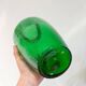 Green glass vase 30 x 17 cm