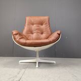 Space age fiberglass swivel chair, 1960s