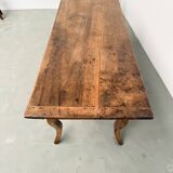 19th century walnut drapery table 2m1