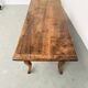 19th century walnut drapery table 2m1