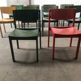 Series 10 colorful chairs design of the 80s