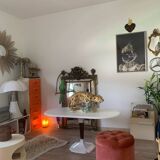 Table basse pied tulipe Gautier vintage