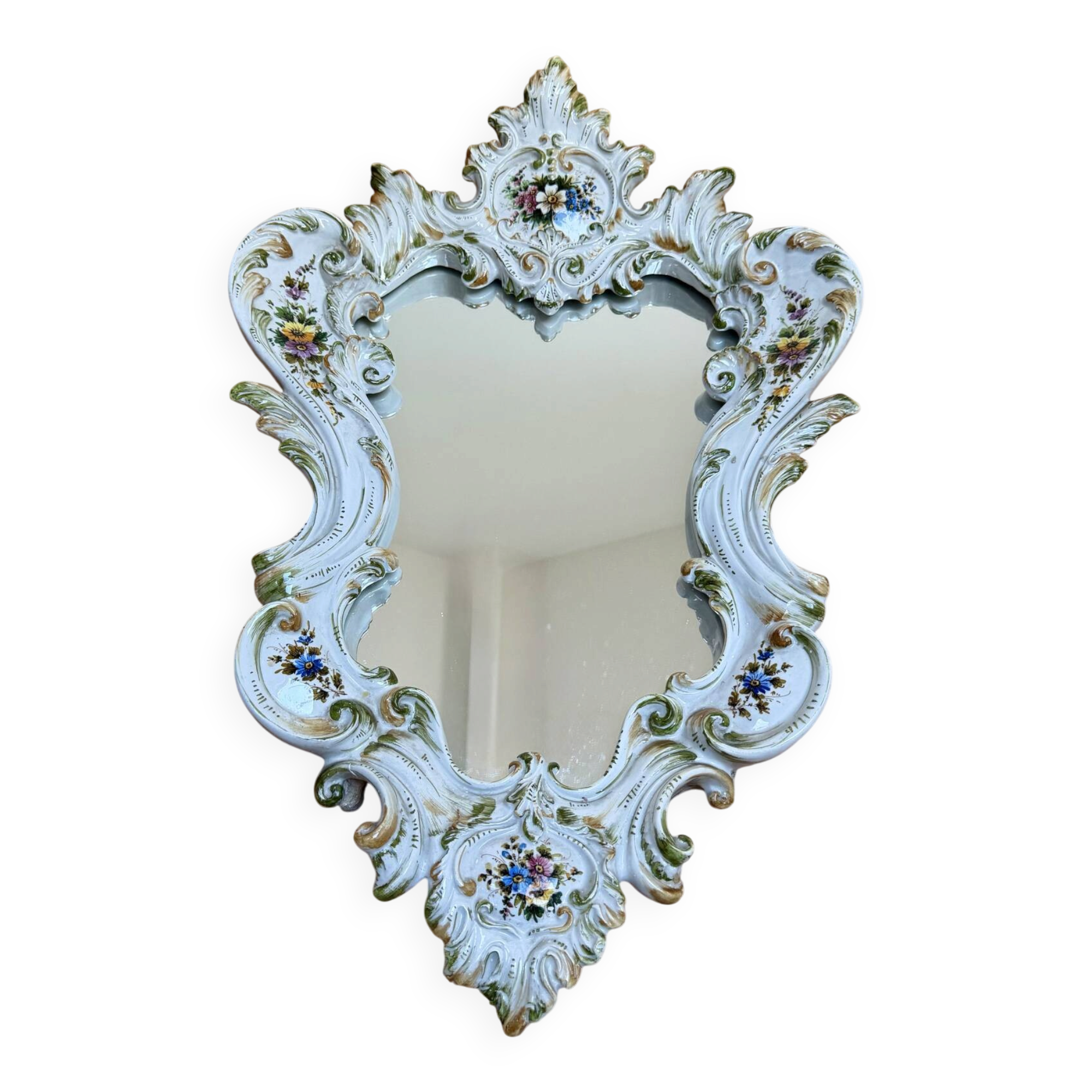 Miroir porcelaine style