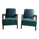 1 pair of 60s armchairs