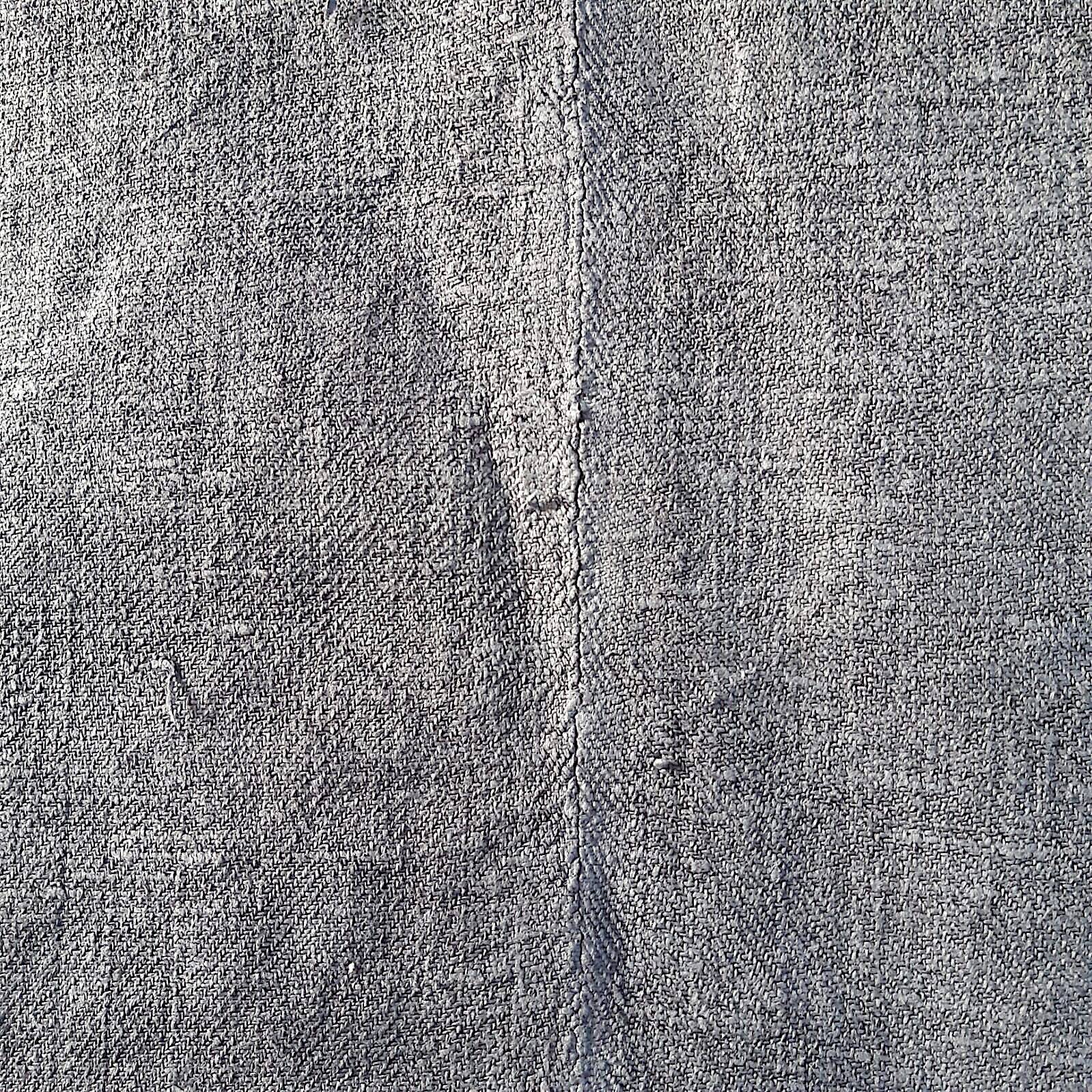 Nappe de campagne en chanvre teint gris foncé