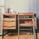 Bureau moderniste teck 1950,60