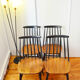 Set of 4 vintage Scandinavian chairs 50s / 60s