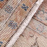 5x8 Rug For Farmhouse Room Blue Orange Vintage Rug, 162x262Cm SK 5165