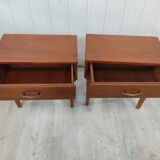 Pair of vintage bedside tables
