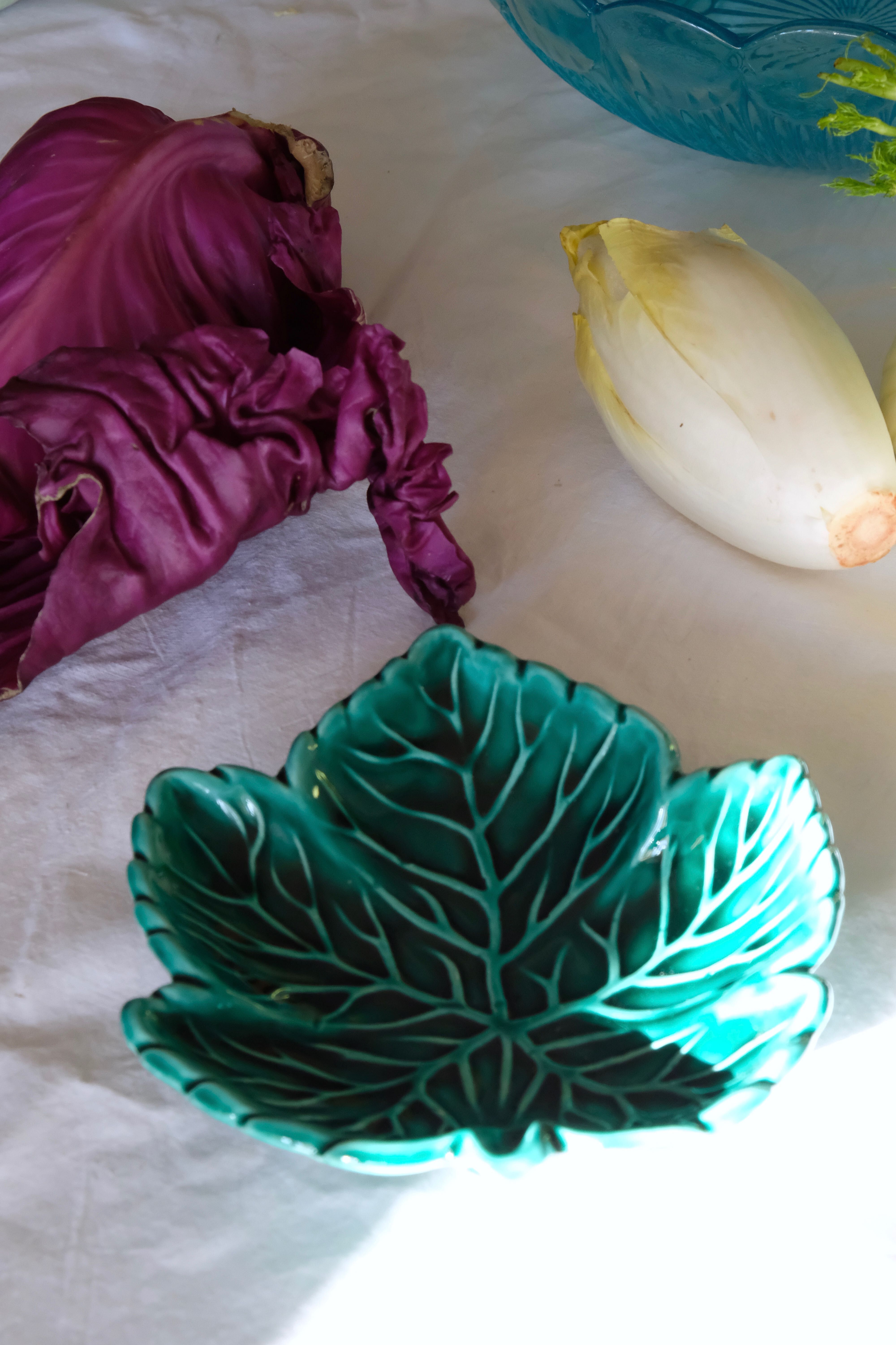 Vallauris vine leaf 1950 dabbling cup