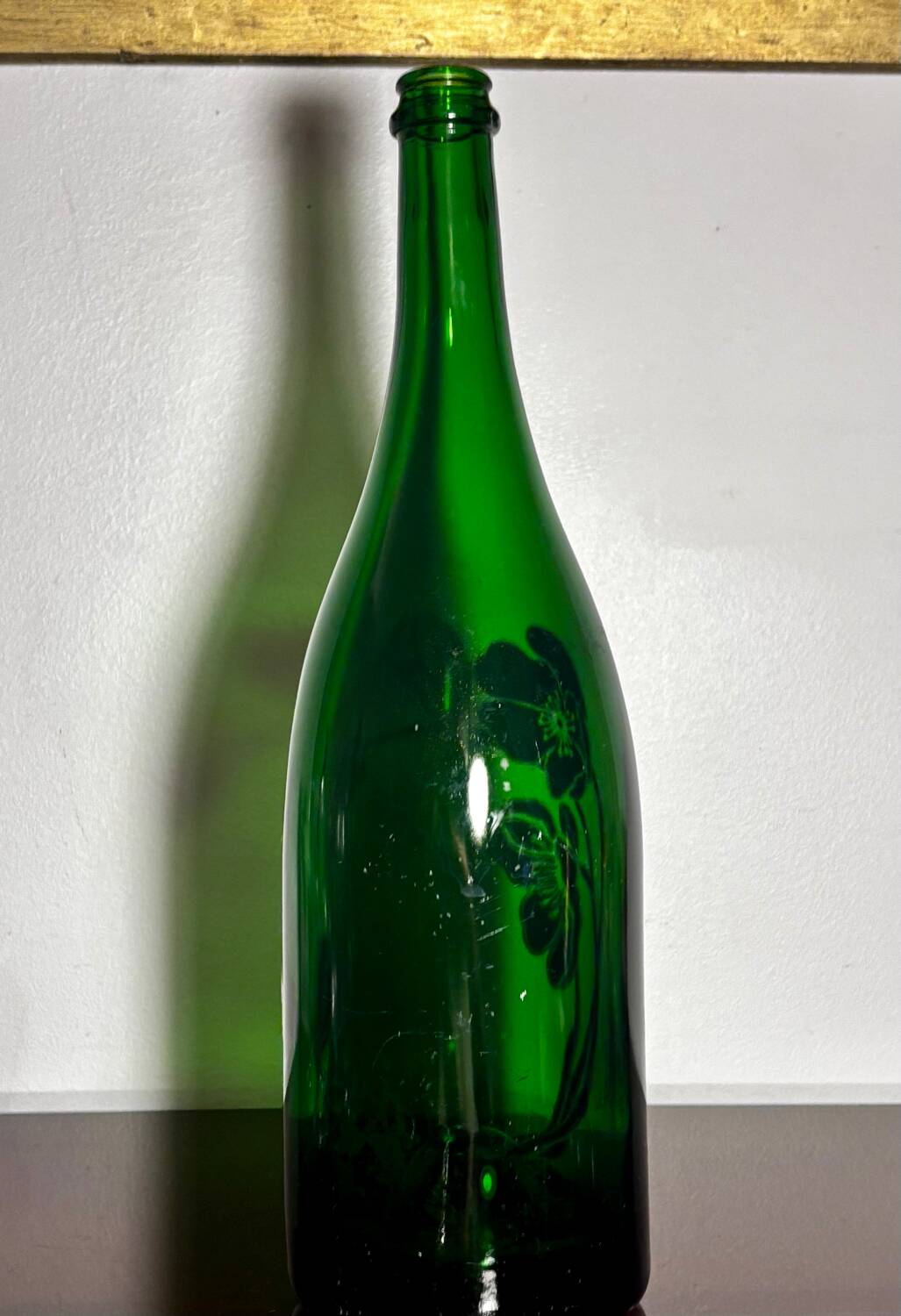 Collectible bottle of Émile Gallé champagne