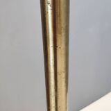 Lampadaire en laiton et aluminium verni noir, Italie