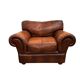 Ensemble de 2 fauteuils en cuir tchèque XL